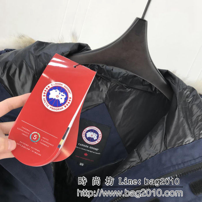 CanadaGoose加拿大鵝 明星同款 胸前章 防寒絨布羽絨服 男女同款 情侶款 ydi1646